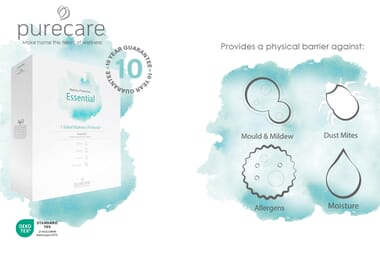 An image for Purecare® Essentials Waterproof Anti-Microbial Mattress Protector