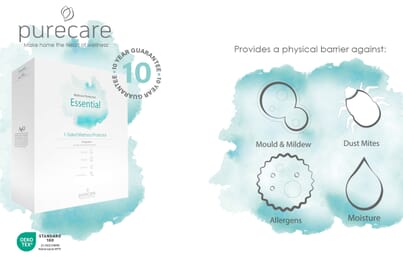 An image for Purecare® Essentials Waterproof Anti-Microbial Mattress Protector