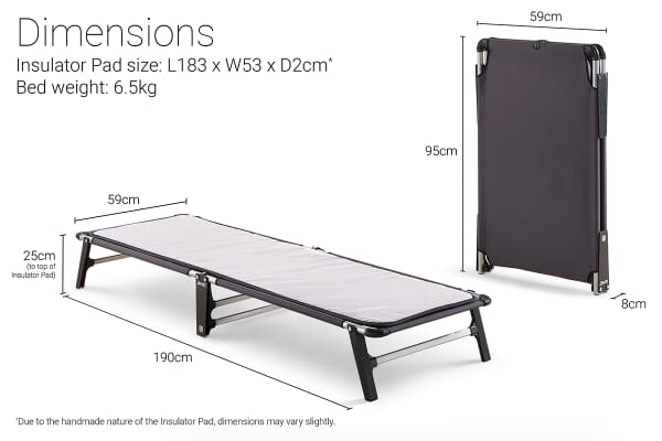 An image for Jay-Be LE59 Lite Folding Bed with Mattress