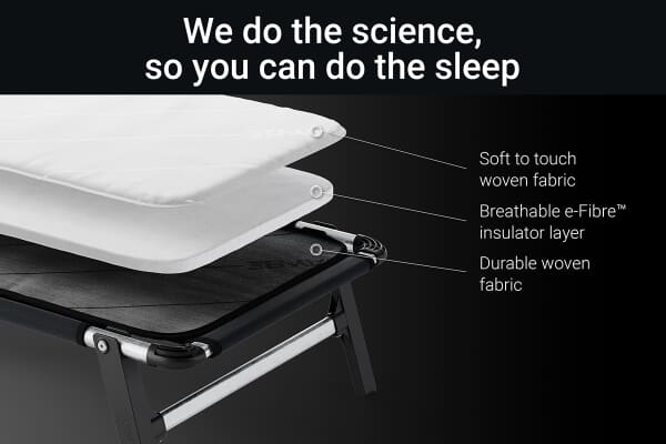 An image for Jay-Be LE59 Lite Folding Bed with Mattress