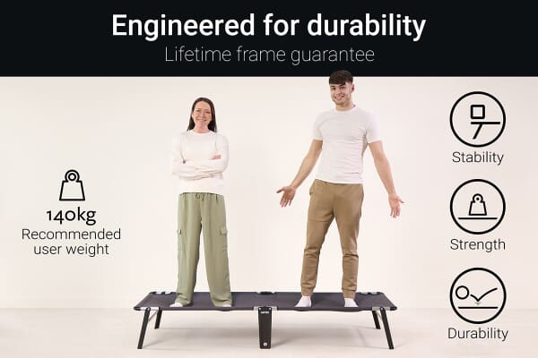 An image for Jay-Be CE70 Compact Folding Bed with Mattress