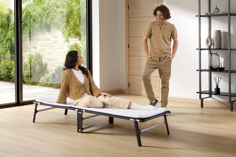An image for Jay-Be CE70 Compact Folding Bed with Mattress