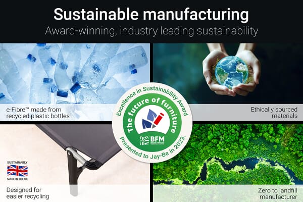 An image for Jay-Be CE120 Compact Folding Small Double Bed with Mattress