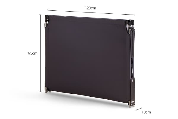 An image for Jay-Be CE120 Compact Folding Small Double Bed with Mattress