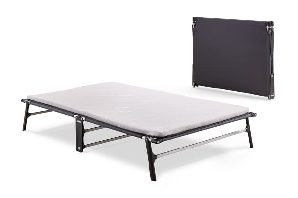 An image for Jay-Be CE120 Compact Folding Small Double Bed with Mattress