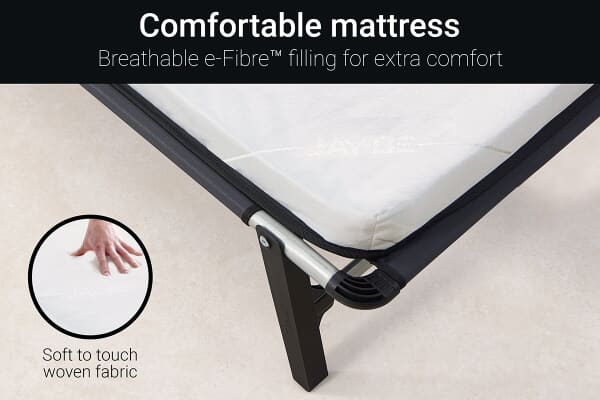 An image for Jay-Be HE70 Hideaway Folding Bed with e-Fibre Mattress