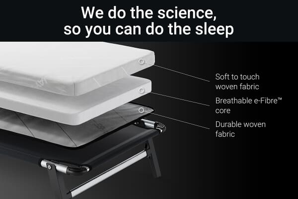 An image for Jay-Be HE70 Hideaway Folding Bed with e-Fibre Mattress