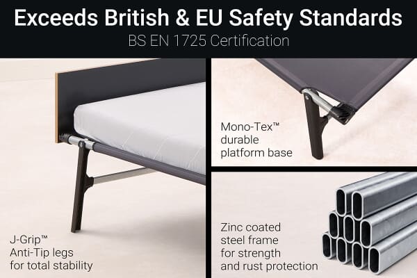 An image for Jay-Be RE80 Rollaway Folding Bed with e-Fibre Mattress
