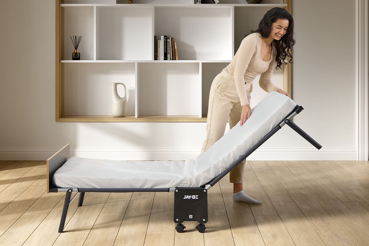 Jay-Be RE80 Rollaway Folding Bed with e-Fibre Mattress