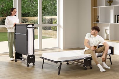 An image for Jay-Be RM80 Rollaway Folding Bed with Memory Mattress