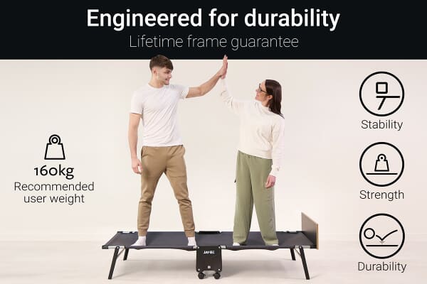 An image for Jay-Be RM80 Rollaway Folding Bed with Memory Mattress