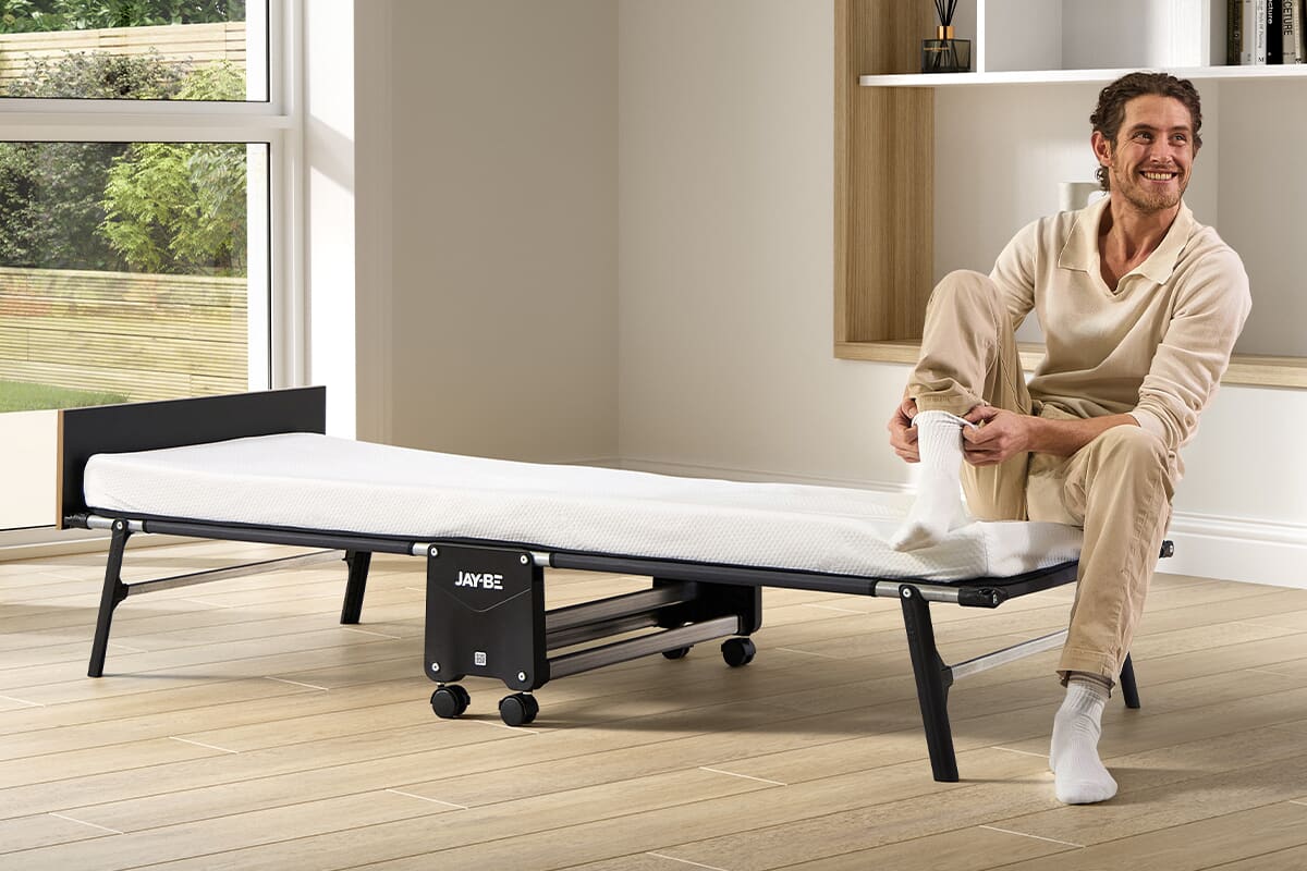 Jay-Be RM80 Rollaway Folding Bed with Memory Mattress