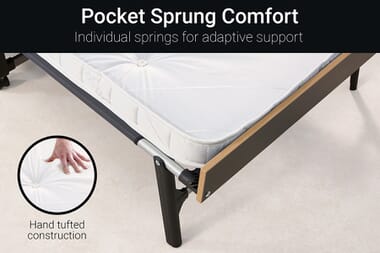 An image for Jay-Be GP80 Grand Folding Bed with e-Pocket Mattress 