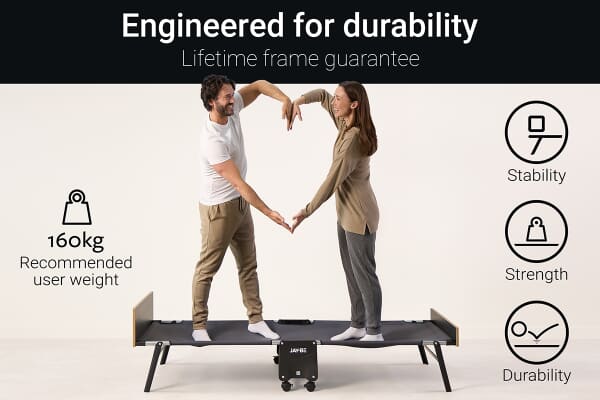 An image for Jay-Be GP80 Grand Folding Bed with e-Pocket Mattress 