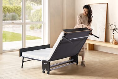 An image for Jay-Be GP120 Grand Folding Small Double Bed with e-Pocket Mattress