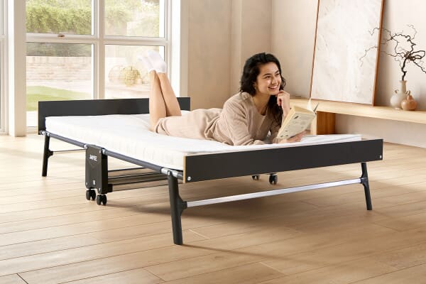 An image for Jay-Be GP120 Grand Folding Small Double Bed with e-Pocket Mattress