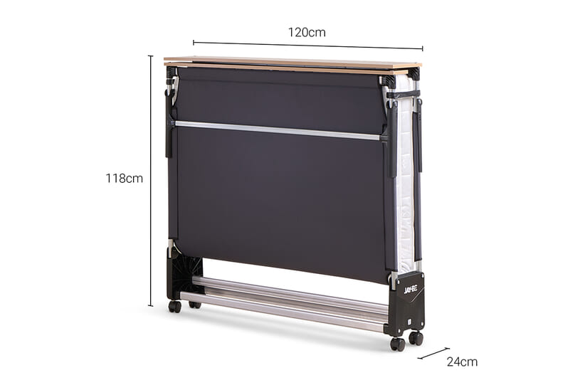 An image for Jay-Be GP120 Grand Folding Small Double Bed with e-Pocket Mattress