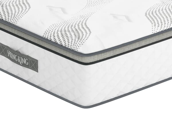 An image for Spring King® Deluxe Ortho 2000 Gel Hybrid Mattress + Premium Divan Bed