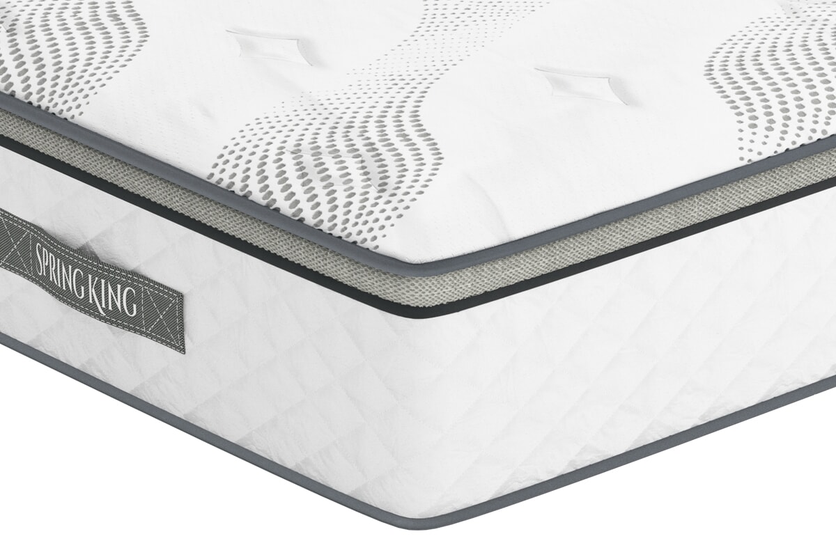 Spring King® Deluxe Ortho 2000 Gel Hybrid Mattress + Premium Divan Bed An image for Spring King® Deluxe Ortho 2000 Gel Hybrid Mattress + Premium Divan Bed