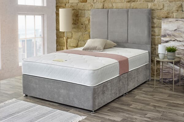 An image for Shire Bed Company Memory Deluxe 1000 Mattress + Premium Divan Bed