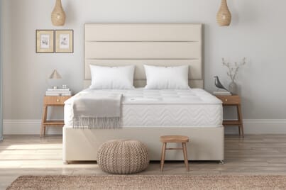 An image for Spring King® Memory Ortho Mattress + Premium Divan Bed