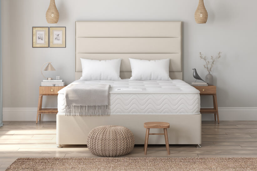 An image for Spring King® Memory Ortho Mattress + Premium Divan Bed
