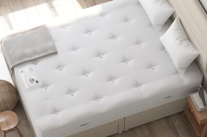 An image for Spring King® Memory Ortho Mattress + Premium Divan Bed