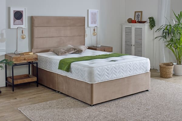 An image for Spring King® Memory Ortho Mattress + Premium Divan Bed