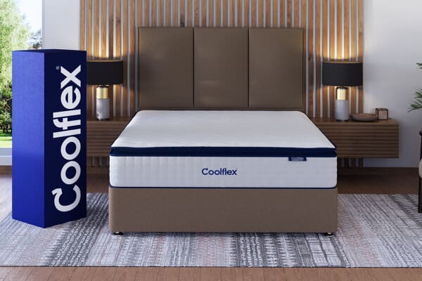 An image for Coolflex® Premium Memory Hybrid Mattress + Premium Divan Bed