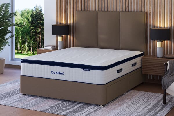 An image for Coolflex® Premium Memory Hybrid Mattress + Premium Divan Bed