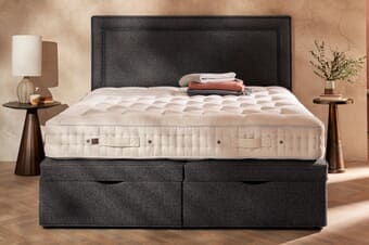 A product image for the Vispring Realm Bedstead Mattress - Medium + Premium Divan Bed Set