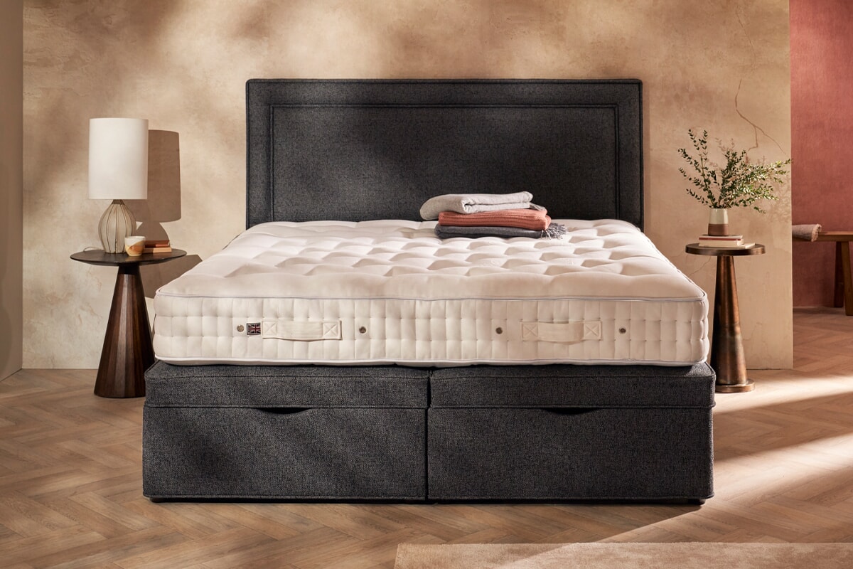Vispring Realm Bedstead Mattress - Firm + Premium Divan Bed Set An image for Vispring Realm Bedstead Mattress - Firm + Premium Divan Bed Set