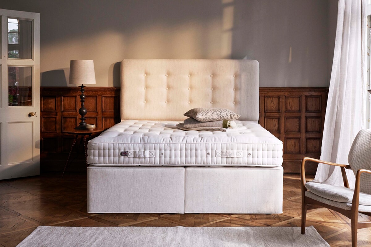 Vispring Supreme Bedstead Mattress - Medium + Premium Divan Bed Set An image for Vispring Supreme Bedstead Mattress - Medium + Premium Divan Bed Set