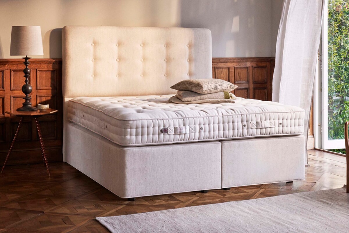 Vispring Supreme Bedstead Mattress - Medium + Premium Divan Bed Set An image for Vispring Supreme Bedstead Mattress - Medium + Premium Divan Bed Set
