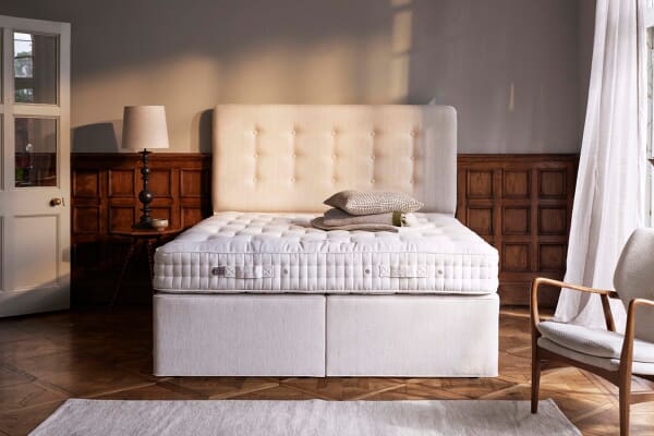 An image for Vispring Supreme Bedstead Mattress - Firm + Premium Divan Bed Set