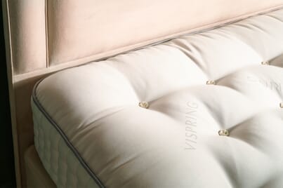 An image for Vispring Imperial Bedstead Mattress - Medium + Premium Divan Bed Set