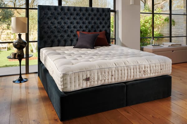 An image for Vispring Superb Bedstead Mattress - Medium + Premium Divan Bed Set