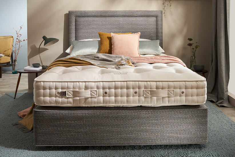 An image for Vispring Baronet Superb Mattress - Firm + Premium Divan Bed Set