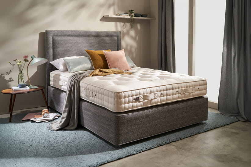 An image for Vispring Baronet Superb Mattress - Firm + Premium Divan Bed Set
