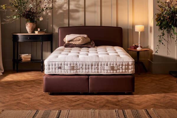 An image for Vispring Traditional Bedstead Mattress - Soft + Premium Divan Bed Set
