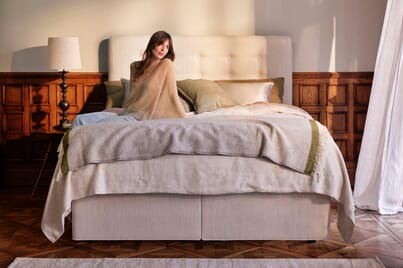 An image for Vispring Supreme Bedstead Mattress - Soft + Premium Divan Bed Set