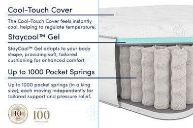 An image for Sleepeezee Cool Response Gel Hybrid Mattress