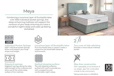 An image for Dunlopillo® Meya Latex Hybrid Mattress