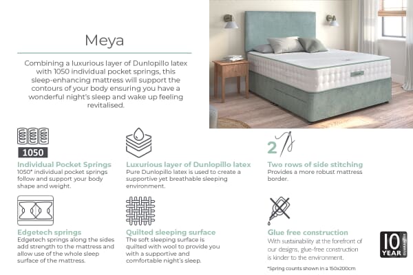 An image for Dunlopillo® Meya Latex Hybrid Mattress