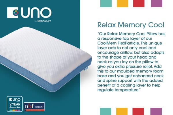 An image for UNO® Relax Memory Cool Pillow