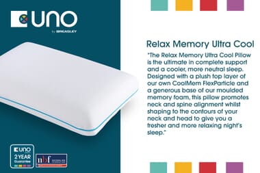 An image for UNO® Relax Memory Ultra Cool Pillow
