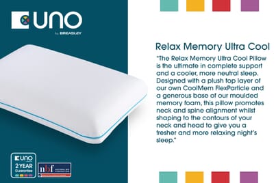 An image for UNO® Relax Memory Ultra Cool Pillow