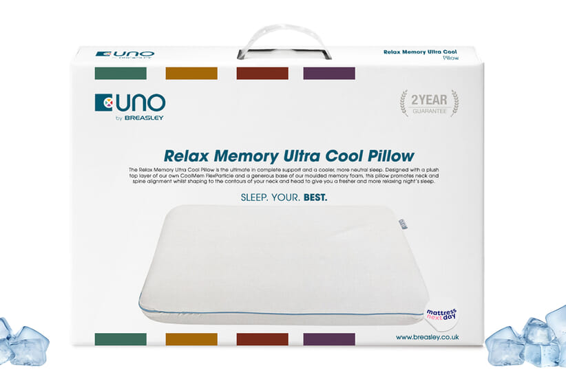 An image for UNO® Relax Memory Ultra Cool Pillow