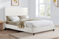 Birlea Lucas Upholstered Bed - Ivory Boucle