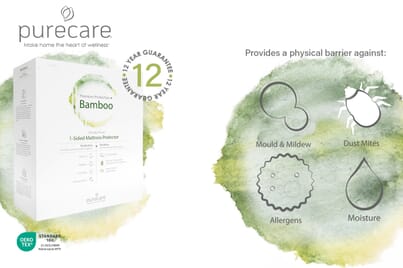 An image for Purecare® Waterproof Bamboo Mattress Protector
